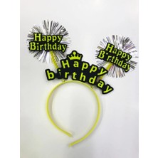 SHC4200 Bfs Nessiworld Happy Birthday Neon Renk Doğum Günü Tacı 12 Adet