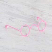 MiraLive Loren Plastik Amigurumi Gözlük Pembe
