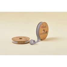 MiraLive Biye Çizgili Katlı C11 Siyah 2 cm 25 Metre %65 Koton %35 Polyester