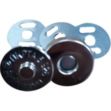 MiraLive Manyetik Çanta Çıtçıtı Gümüş 5 Adet