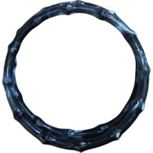 MiraLive Çanta Sapı Akrilik Yuvarlak Siyah