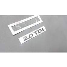 Fabrikasyon Volkswagen Passat B7 B8 cc 2010-2020 2.0 Tdi Bagaj Yazısı Krom