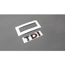 MAP Autoteile Volkswagen Tiguan 2007-2012 Tdi Bagaj Yazısı Çift Kırmızı