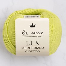 MiraLive La Mia Lux Mercerized Cotton Fıstık Yeşili El Örgü Ipi - 150 - 33751