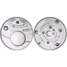 Banknoting Gezegenler 1 Kuruş 2022 Hatıra-Mars. Çil.