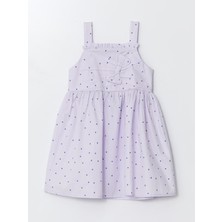 Lc Waikiki Yeni Sezon Kare Yaka Puantiye Kız Çocuk Elbise