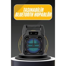 Pazarcan Karaoke Mikrofonlu Fm Radyolu Bluetooth Hoparlör Yüksek Ses Kaliteli