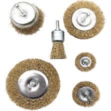 SHC4200 6'lı Pimli Tel Fırça Seti Pas Kir Boya Yapışkan Çözücü