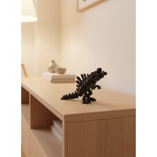 TeknoKesgin Eklemli Hareketli Dinazor Figürü Siyah – Dekoratif Masa Üstü Oyuncak
