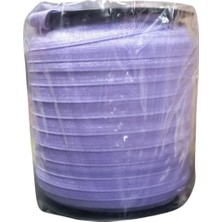 MiraLive Çamaşır Lastiği Düz 1 cm  75 Metre 1 Top Açık Mor