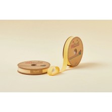 MiraLive Biye Çizgili Katlı C04 Sarı 2 cm 25 Metre %65 Koton %35 Polyester