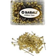 MiraLive Toplu Iğne Altın 72'li 4X38 mm