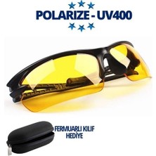 Turk Polarize UV400 Sarı Camlı Güneş Gözlüğü Azrlya (AZRLY-RS34)