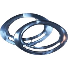 MiraLive Çanta Sapı Oval Siyah-Beyaz 18 cm