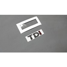 MAP Autoteile Volkswagen Caddy 2003-2010 Tdi Bagaj Yazısı Tek Kırmızı