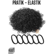 SHC4200 Bfs Pratik Saç Lastik Toka 400 Adet Si̇yah