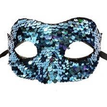 SHC4200 Bfs Renk Payetli Pullu Parti Maskesi Balo Venedik