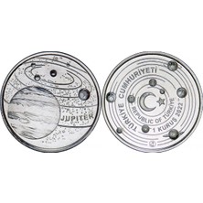 Banknoting Gezegenler 1 Kuruş 2022 Hatıra-Jüpiter. Çil.