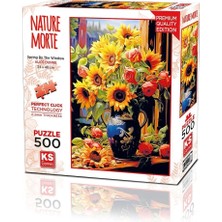 Ks Puzzle KS Games 500 Parça Soring By The Window Puzzle Premium Kalite 2,2 mm Kalınlıkta