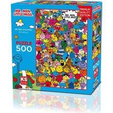 Ks Puzzle 14451 Puzzle 500 Mr Men Lisanslı 500 Parça Yetişkin Puzzle