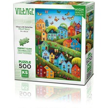 Ks Puzzle 20079 Puzzle 500 Village Tith Butterflies