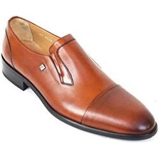 Ustalar Ayakkabı 020.8508 Fosco Taba Erkek Ayakkabı Kısa Topuklu Rahat Kullanım