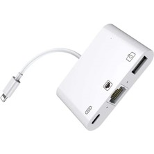 Ayder Timya ZR461 Nk107 Lightning Çoklu Ethernet Adaptör TG/Tmya1395 225334