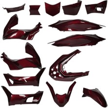 Monero HONDA PCX125 2021-2024 KAPORTA SETİ BORDO