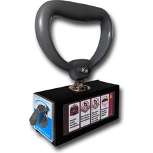 Moratif Manyetik Malzeme Taşıma Mıknatısı – 40 kg Güçlü El Tipi Kalıcı Magnet, Metal Sac Kaldırma ve Fixing Uygulamaları İçin | Magneteksan Yerli Üretim