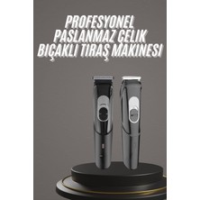 Balcali Pro Şarjlı Saç Sakal Tıraş Makinesi Ense Kesme Makinesi Lazer Öncesi Kısaltma - DE0024-5JYUK
