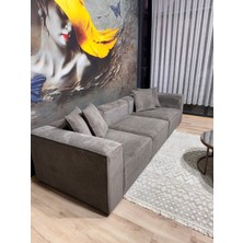 Erduran Mobilya Angelo Fitilli Kadife Kanepe