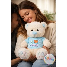 Tişörtlü Peluş Ayı 40 Cm.