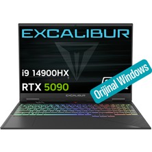 Casper Excalibur G920 i9-14900HX 32GB 2TB RTX5090 24GB 300Hz 16" W11H Gaming Laptop G920.1490-DX90A-E
