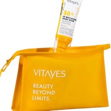 Vıtayes Yüz Güneş Kremi SPF50 Yaşlanma Karşıtı Nemlendirme Cilt Bakımı 50 ml Çok Fonksiyonlu Yüksek UV Koruma
