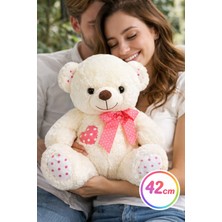 Kurdelalı Peluş Ayı 42 cm