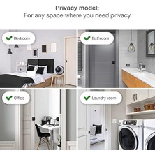 1701ANPSBC Onward Cep Kapısı Çekme, Gizlilik Kilidi, 3 1/4 Inç (82 Mm), Dikdörtgen, Antik Nikel