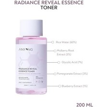 Anyong Glikolik Asit%7 Leke Karşıtı, Yenileyici, Aydınlatıcı Tonik 200 ml (%60 Pirinç Suyu&meyan Kökü)