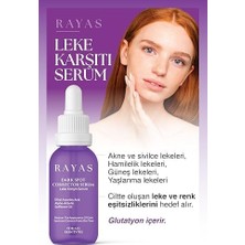 Rayas Leke Karşıtı ve Cilt Tonu Eşitleyen Cilt Serumu, Glutatyon & Niacinamide Etkili 30 ml