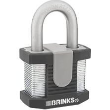 - 50 mm Ticari Lamine Çelik Anahtarlı Asma Kilit, 6'lı Paket - Bor Çelik Kelepçeli Katı Çelik Gövde