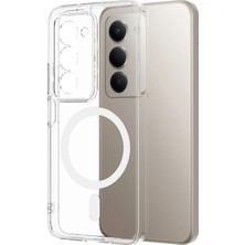 Newface Xiaomi Redmi 15 4g Combo Sert Şeffaf Magsafe Kapak - Şeffaf