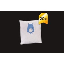Elektrikli Süpürge Sentetik Toz Torbası, 5 Katmanlı, 20 Adet, Mavi Plastik,  Typ P, Ile Uyumlu Ürünler Açıklamada