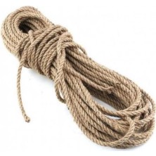 10 Metre Doğal Jüt Ip – Hasır Dekoratif Ip | El Sanatları, Paketleme, Bahçe ve Hobi Kullanımı Için Dayanıklı Halat