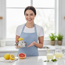 Paslanmaz Çelik Limon Sıkacağı - Ergonomik Tasarım, Manuel Narenciye Presi, Meyve Suyu Makinesi, Limon ve Narenciye Sıkacağı | Ağır Hizmet Paslanmaz Çelik, Pratik ve Kolay Kullanım