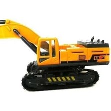 Can Oyuncak Oyuncak Model Kepçe Ekskavatör Kazıcılı Paletli Excavatör Dozer 27 cm Uzunluk
