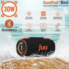 Juo Soundpeak Blaze 30W Rgb Bluetooth Hoparlör Kablosuz Taşınabilir Speaker