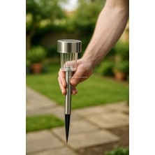 Güneş Enerjili Bahçe Lambası Seti, 10 Adet, Su Geçirmez Plastik, LED Aydınlatmalı, Dış Mekan, Dekoratif Solar Lamba, Otomatik Şarjlı, Geceleri Işıklı, Bahçe Yolu Lambası