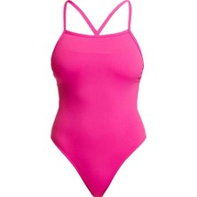 Funkita Sst Still Pink Kadın Antrenman Mayosu – Ince Askı Tasarımı & C-Infinity Klor Dayanımlı