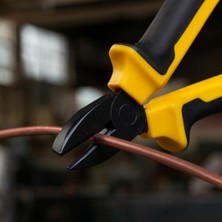 15 cm Yankeski – Keskin Ağızlı, Kaymaz Saplı, Paslanmaz Çelik Tel ve Kablo Kesme Pensi