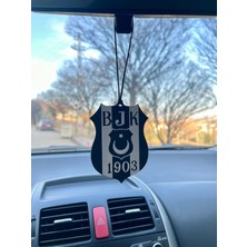 Serüven Dikiz Aynası Süsü – Beşiktaş Amblemi - Çift Yönlü 3D Baskı, Plastik, Cam Çizmez