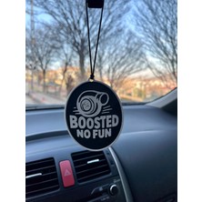 Serüven Dikiz Aynası Süsü – Boosted No Fun! - Çift Yönlü 3D Baskı, Plastik, Cam Çizmez